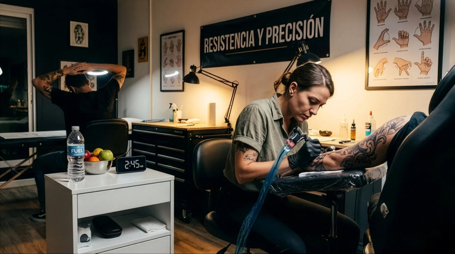 Resistencia y precisión: la guía del tatuador que no se rinde