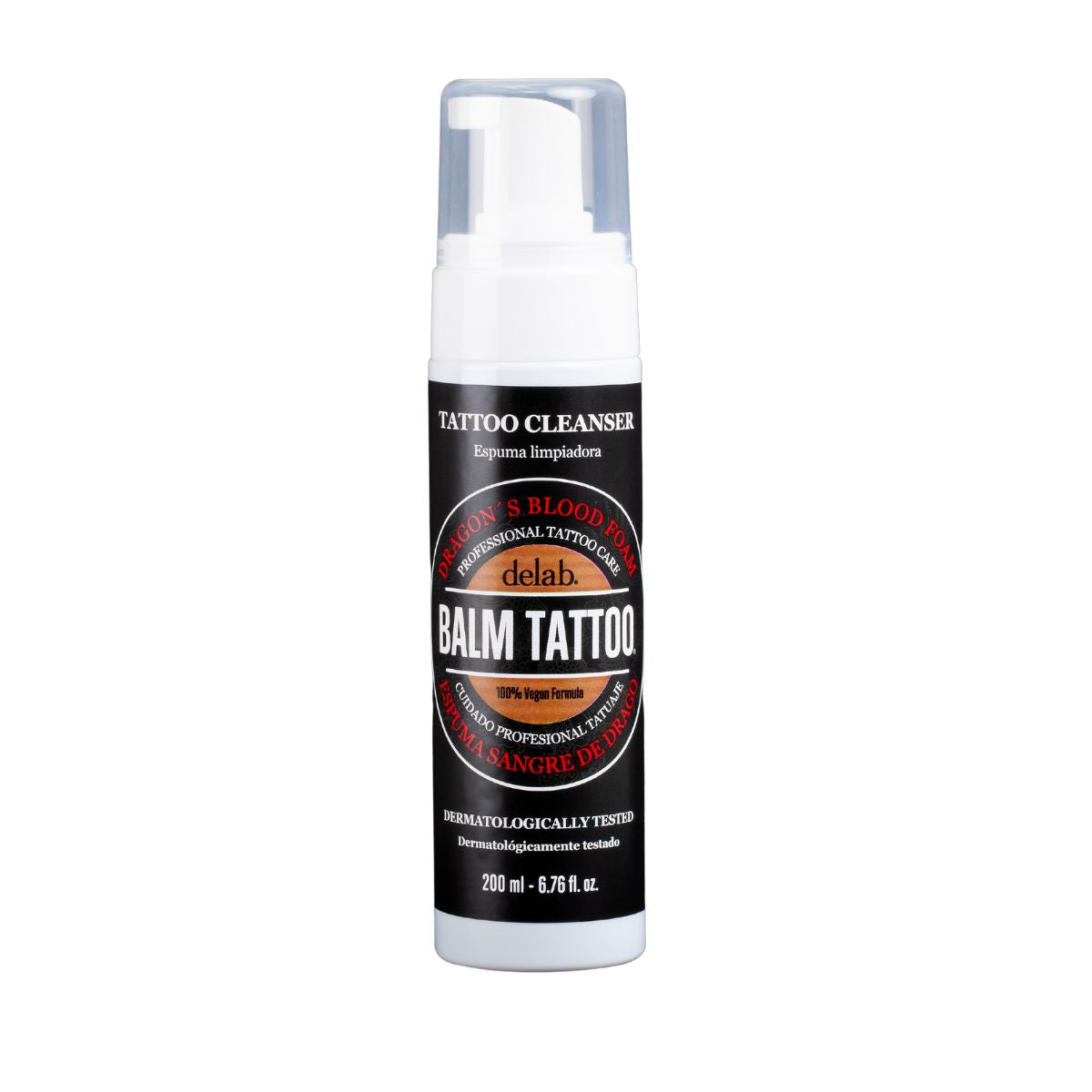 Espuma Limpiadora Profesional Balm Tattoo Vegan Foam 200ml