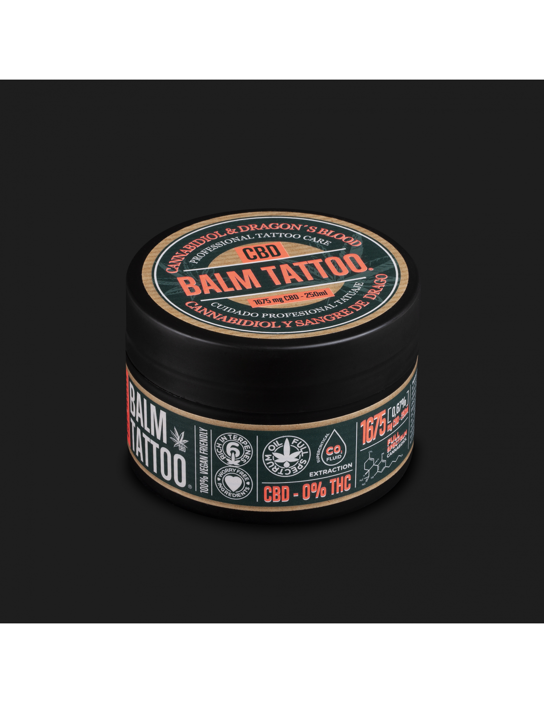Balm Tattoo Dragon's Blood Bálsamo con CBD (1.675 mg) 250g